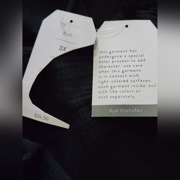 Wonderly 3X NWT Navy Tie-Dye Maxi Dress 100% Cotton Boho Adjustable Straps - Picture 9 of 9